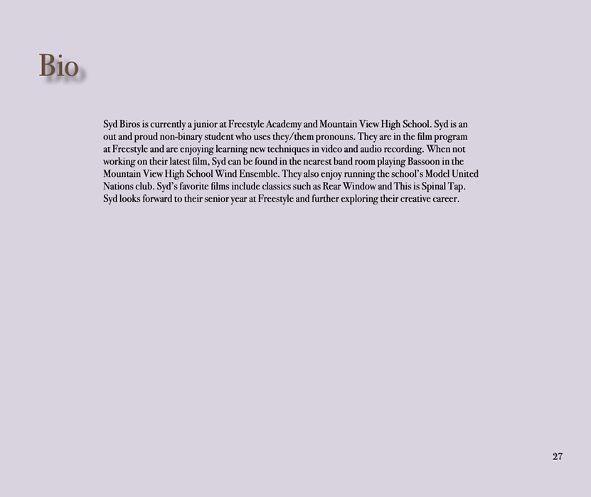 Book by Syd Biros